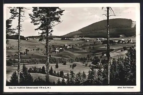 AK Saig /Schwarzwald, Teilansicht mit Hochfirst