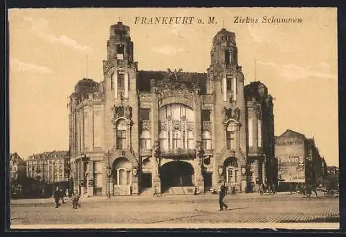 AK Frankfurt a. M., Zirkus Schumann