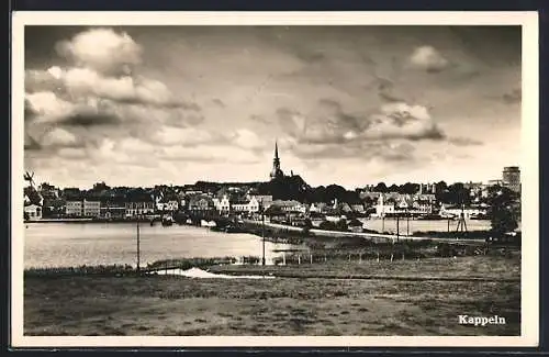 AK Kappeln / Schlei, Ortspanorama mit Brücke