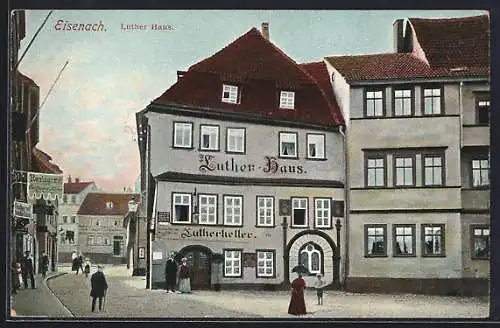 AK Eisenach, Partie am Luther-Haus