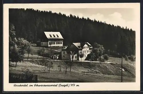 AK Steinheidel im Schwarzwassertal, Ortspartie