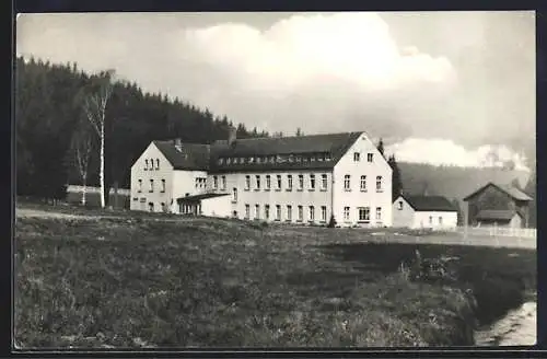 AK Grünbach /Vogtl., FDGB-Ferienheim Druckermühle