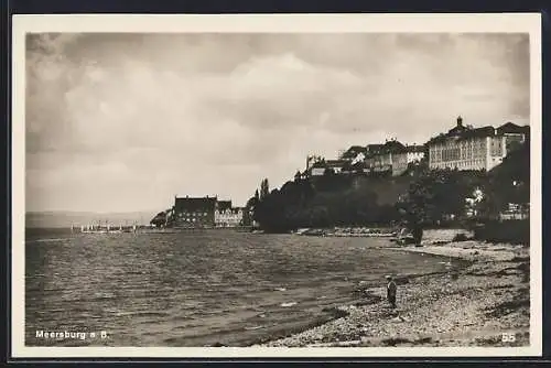 AK Meersburg a. B., Strandpartie