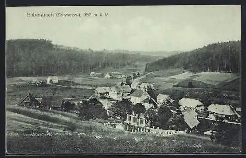 AK Bubenbach /Schwarzw., Ortsansicht im Tal