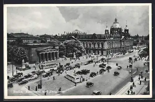 AK Berlin, Ehrenmal und Zeughaus, Unter den Linden