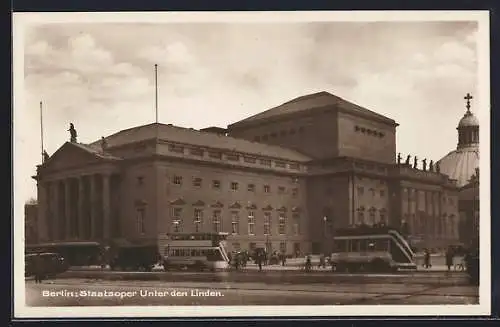 AK Berlin, Staatsoper, Unter den Linden