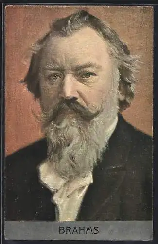 AK Komponist Brahms, Portrait