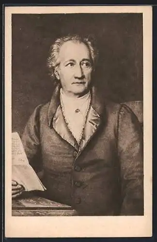 AK Portrait von Goethe