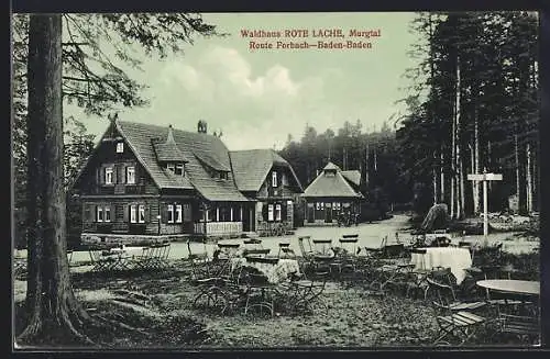 AK Forbach, Wald-Gasthaus Rote Lache