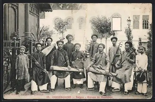 AK Saigon /Cochinchine, Groupe de musiciens