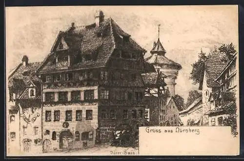 Künstler-AK Nürnberg, Dürer-Haus