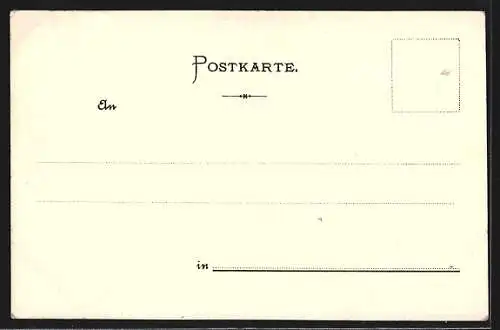 Künstler-AK P.Schmohl: Rhens, Königsstuhl mit Blick auf den Rhein