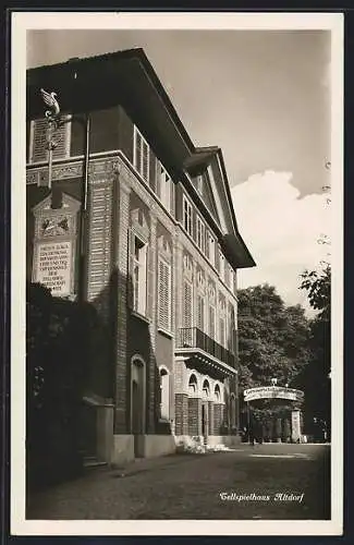 AK Altdorf, Partie am Tellspielhaus, Restaurant Schützenmatt