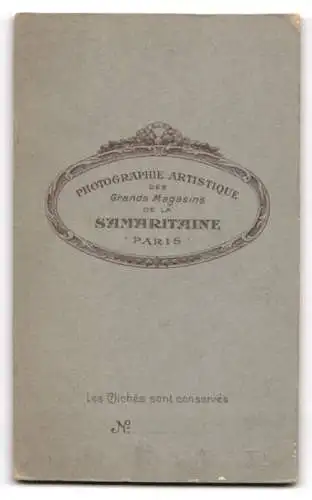 Fotografie Grands Magasins de la Samaritaine, Paris, Rue de Rivoli 75, Porträt eines älteren Mannes