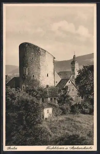 AK Goslar, Teufelsturm und Stephanikirche