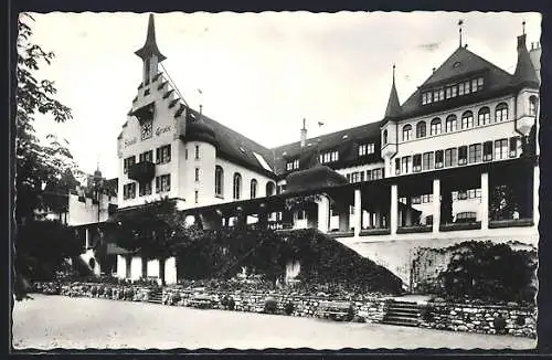 AK Bulle, Institut Ste-Croix, Côté des jardins, place de Jeux