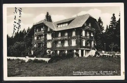 AK Röthenbach / Emmental, Kurhaus Chuderhüsi