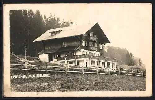 AK Riggisberg /Bern, Ferienheim Gibelegg