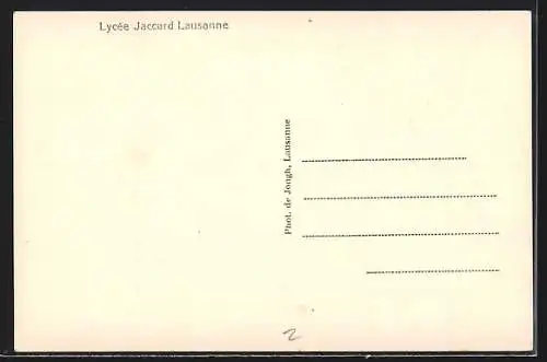 AK Lausanne, Lycée Jaccard