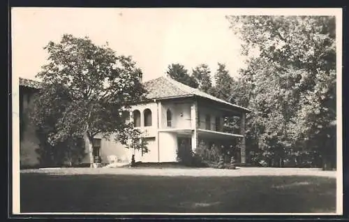 AK Caslano, Villa mit Parkanlage