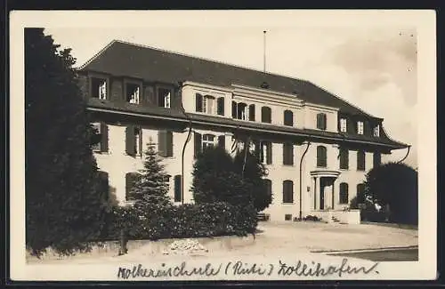 Foto-AK Zollikofen, Blick auf die Molkereischule