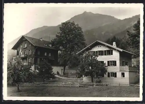 AK Lungern, Bruder-Klausen-Heim mit Schynberg