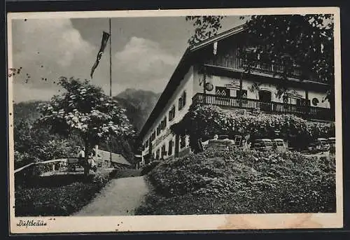 AK Törwang /Obb., Alpen-Gasthaus Duftbräu, am Aufstieg zum Hochriess und Heuberg