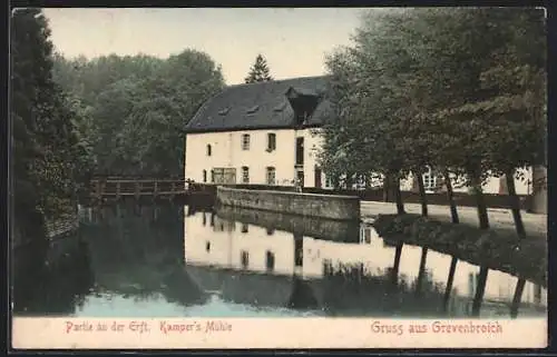 AK Grevenbroich, Kamper`s Mühle an der Erft