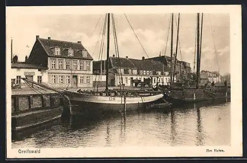 AK Greifswald, Am Hafen