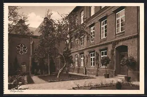 AK Eutin, Vorplatz des Ursulinen-Klosters