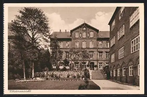 AK Eutin, Ursulinen-Kloster, Vorderansicht