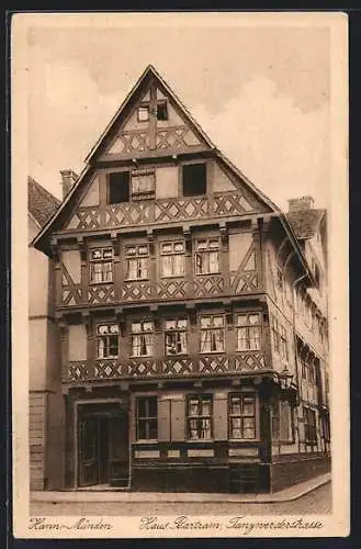 AK Hann-Münden, Haus Bartram, Tanzwerderstrasse