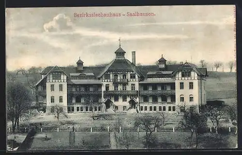 AK Saalhausen / Freital, Bezirkssiechenhaus, Totalansicht