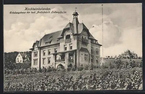 AK Kirchheimbolanden, Erholungshaus der bad. Anilinfabrik Ludwigshafen