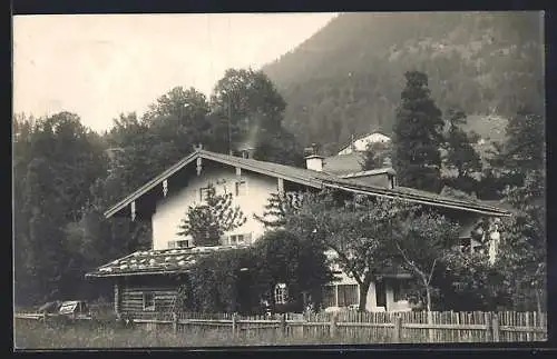 Foto-AK Ramsau / Reichenhall, Café Forsthaus Taubensee, 1928