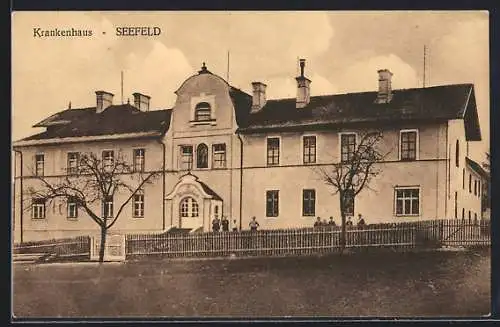 AK Seefeld / Obb., Blick auf das Krankenhaus