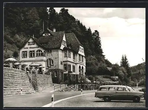 AK Raumünzach /Schwarzwald, Hotel Wasserfall von Karl Förderer