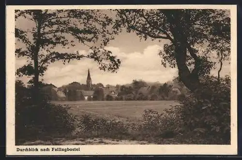 AK Fallingbostel, Blick zur Kirche