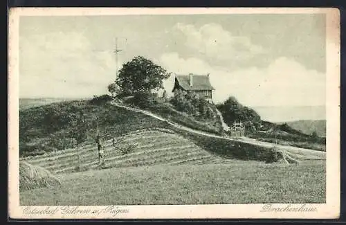 AK Göhren / Rügen, Partie am Drachenhaus