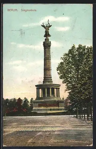 AK Berlin-Tiergarten, Siegessäule