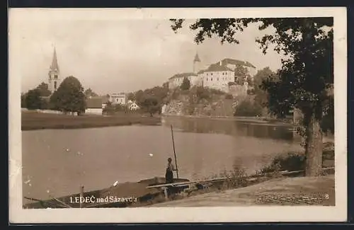 AK Ledec nad Sazavou, Fluss an der Ortschaft