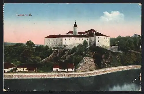 AK Ledec n. S., Blick nach Schloss