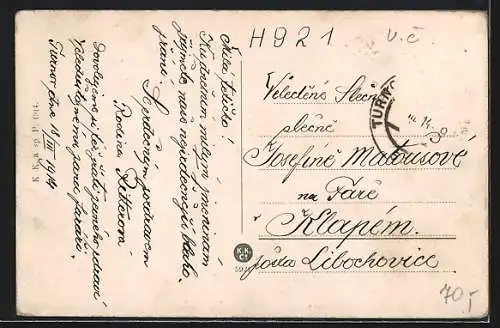 AK Turnau / Turnov, Vier Ansichten von und aus der Stadt