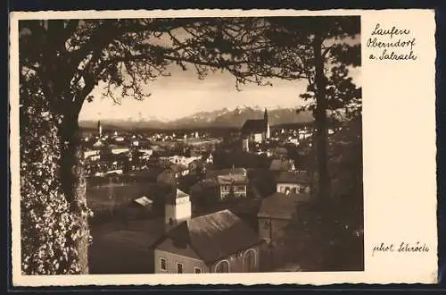 AK Laufen /Oberndorf, Einblick in die Ortschaft