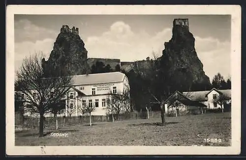 AK Troskovice, Trosky, Hostinske Pokoje Nocleharny Restaurace