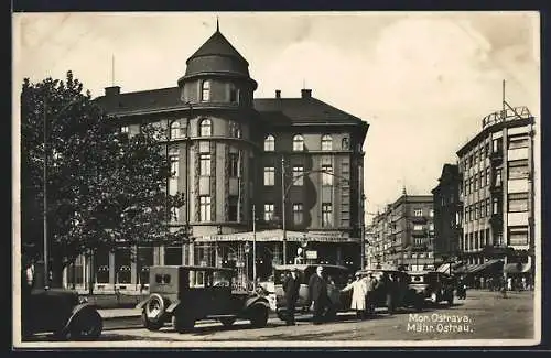 AK Moravska Ostrava /Mährisch Ostrau, Strasse des 28. Oktober