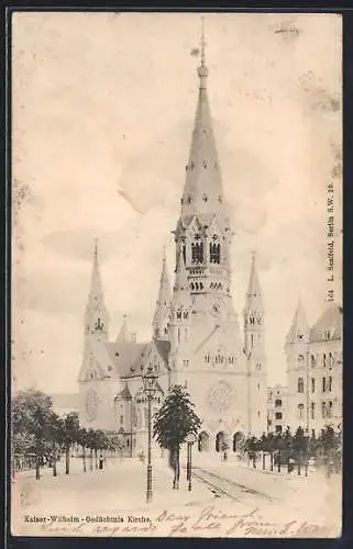 AK Berlin-Charlottenburg, Kaiser-Wilhelm-Gedächtnis-Kirche