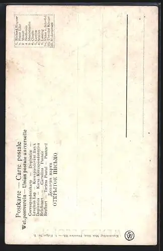 AK Komponist Felix Mendelssohn Bartholdy im Porträt