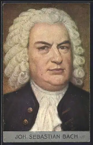 AK Johann Sebastian Bach im Portrait