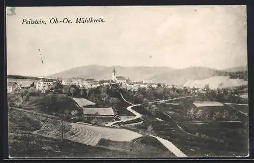 AK Peilstein /Mühlkreis, Teilansicht mit Kirche